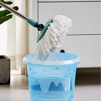 L'usine fournit directement des outils de nettoyage ménagers en gros des seaux ronds en plastique PP avec poignée et couvercle en métal