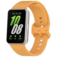 Bracelet de montre sport en silicone, vente en gros d'usine, avec bracelet plat coloré, sangle de remplacement multicolore pour Samsung Galaxy Fit3