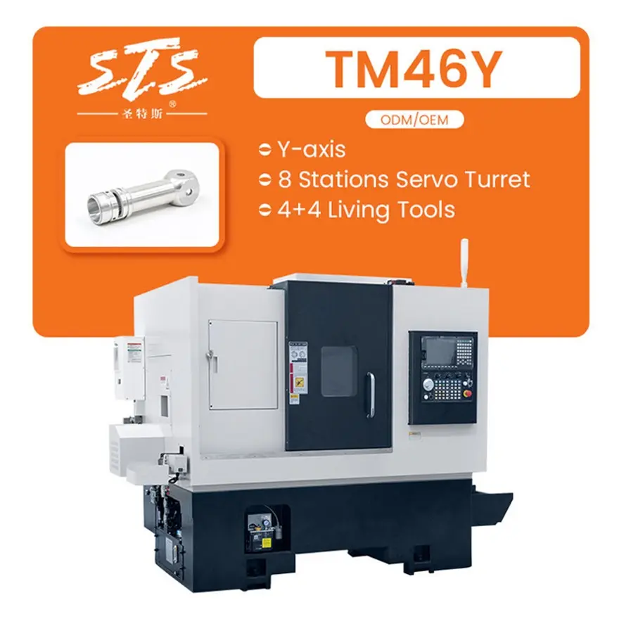 Collecteur de brouillard d'huile Cnc Tour 8 Stations Servo Tourelle Combinaison Tour Fraisage Perceuse