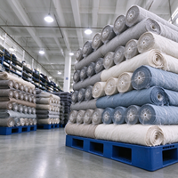 Tissu gaufré 100 % polyester teint, motif croisé, poids moyen 90 g/m², largeur 58/60 pouces, pour taies d'oreiller et nappes, usage domestique