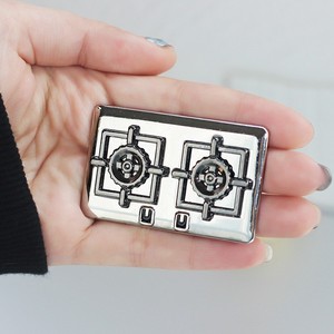Puppenhaus Miniatur Modell Essen und Spielen Zubehör Mini Küchen utensilien <span class=keywords><strong>Gas</strong></span> Dual Herd - Product Image 3