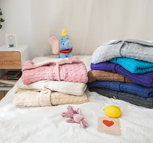 Saco de dormir acrílico macio e confortável para bebês recém-nascidos, saco de dormir para tricô e aconchegamento, certificado Oeko-tex MN, de alta qualidade