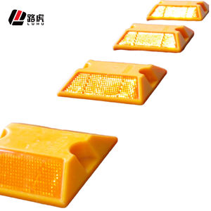 राजमार्ग चिंतनशील प्लास्टिक बिल्ली आँखें उठाया फुटपाथ मार्कर यातायात सुरक्षा रोड स्टड - Product Image 5