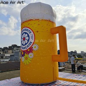 Decoración de copa de Margarita inflable gigante, modelo de bebida de cóctel inflable creativo para fiestas y festivales - Product Image 4