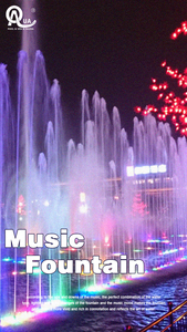 Fontaine musicale multisensorielle Water Crown avec spectacle d'eau et éclairage LED synchronisé à la musique pour les paysages des centres de villégiature et des places publiques - Product Image 5