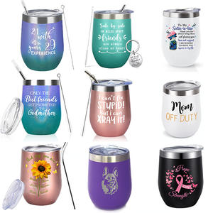 Nuevo Diseño, Termo de Acero Inoxidable 304 con Impresión UV y Logotipo Grabado con Láser, Taza Térmica <span class=keywords><strong>para</strong></span> <span class=keywords><strong>Vino</strong></span>, Café, Cerveza, Regalos <span class=keywords><strong>para</strong></span> Fiestas - Product Image 3