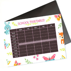 Baby-sitter note bébé sevrage tableau blanc magnétique calendrier calendrier scolaire habitude calendrier menu à faire liste aimant de réfrigérateur - Product Image 1