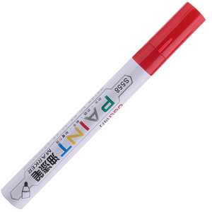 Deli S558 Paint Marker Oil Based Permanent Ink 12 Cm For Glass Plastic Metal Wood Tire Sign In Photo Album Graffiti - Product Image 2