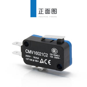 CNTD Changde CMV16001C2 Série de micro-interrupteurs miniatures 16A Interrupteur à réinitialisation automatique avec circuit SPDT en plastique - Product Image 6