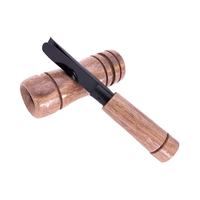GUGULUZA Appât de chasse en bois pour canard avec sifflet, style rétro, accessoire de chasse durable, leurre pour canards pour les chasseurs