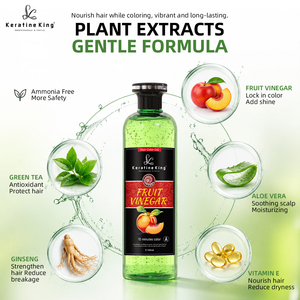 Crema Colorante per <span class=keywords><strong>Capelli</strong></span> Nera alla Frutta 500ml*2 <span class=keywords><strong>Senza</strong></span> <span class=keywords><strong>Ammoniaca</strong></span>, Tinta Organica a Base di Erbe, Gel Colorante Super Nero Permanente - Product Image 6
