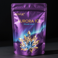 Emballage personnalisé avec impression couleur, sachet debout, emballage alimentaire personnalisé, fournisseur d'usine, sac en plastique mat en aluminium