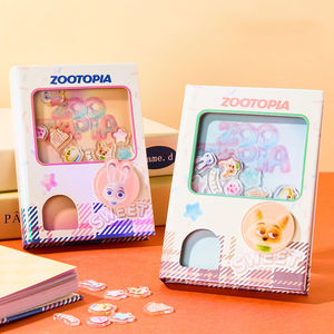 <span class=keywords><strong>เครื่อง</strong></span>กาชาปองการ์ตูนซูโทเปีย ของเล่นรูปทรงสี่เหลี่ยม ดีไซน์แบบมีที่ตัด B7 สมุดโน้ต<span class=keywords><strong>น่า</strong></span><span class=keywords><strong>รัก</strong></span> นิค จูดี้ ลายไดอารี่ 80 แผ่น สำหรับเป็นของขวัญ - Product Image 5