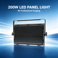 Panneau LED bicolore 200W, lumière de remplissage, CRI élevé Ra97, éclairage vidéo professionnel pour studio, avec 600 LED, portable, en alliage d'aluminium
