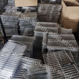 Barbecue pliant de cuisson avec poignée <span class=keywords><strong>Portugal</strong></span> gril à double maille en acier inoxydable - Product Image 6