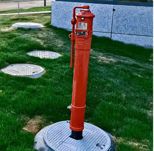Indicador de Pared Vertical con Cuerpo de Hierro Fundido, Aprobado por FM, para Válvulas de Compuerta de Agua, Color Rojo, Conexión de Brida, Tamaño de 4"~12", IP - Product Image 5