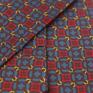 Corbatas de Seda <span class=keywords><strong>para</strong></span> Hombre de 9CM con Estampado Casual de Cadena de Lujo, Diseño Geométrico Floral, Marca Privada - Product Image 3