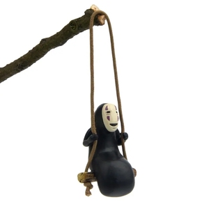 Hot Japan Studio Ghibli Spirited Away Swing No Face Man Figures Jouets DIY Décor <span class=keywords><strong>Miyazaki</strong></span> <span class=keywords><strong>Hayao</strong></span> Action Figure Modèle Jouet Figure PVC - Product Image 5
