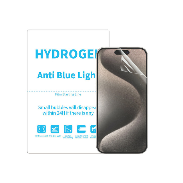 180*120mm Universal Anti-Blue Light 0.15mm Ultra-thin Anti Scratch Soft TPU Hydrogel Screen Protector Film for Mobile Phone