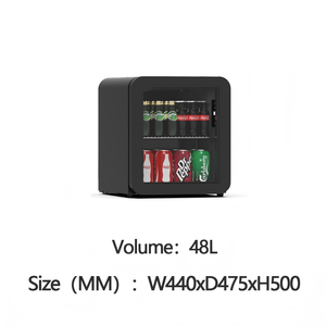 Refrigerador <span class=keywords><strong>Vintage</strong></span> de Fábrica con Diseño Personalizado, Mini Refrigerador Eléctrico/a Gas, Portátil, de Plástico, para Hogar, Auto, Hotel - Product Image 6