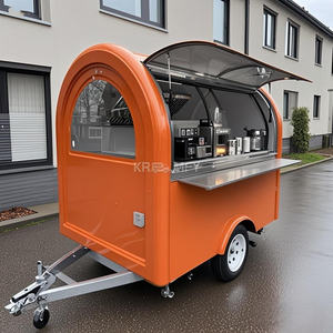 Chariot mobile à gaz carré pas cher, directement de l'usine, pour la vente de nourriture en plein air, camion de restauration, friteuse, remorque alimentaire, 2025 - Product Image 1