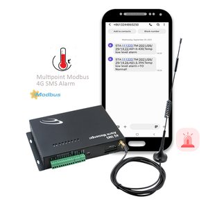 เครื่องบันทึกข้อมูล SMS Modbus มือถือ 4G ให้การจับและส่งข้อมูลเครื่องนับชีพจร Modbus 4G สัญญาณเตือนภัย Messenger - Product Image 6