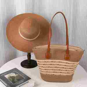 Sac de plage unisexe en papier style personnage avec chapeau souple pour voyage, loisirs, ski et vacances d'été – Vente en gros - Product Image 3