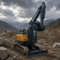 Excavatrice Hyundai R215-7 d'occasion, 21 tonnes, sur chenilles, à vendre, Hyundai R215 remise à neuf avec peu d'heures de fonctionnement