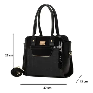Bolsa de fútbol para mujer Fana Amira M3743, color negro, con doble asa y cierre de cremallera, ropa deportiva juvenil - Product Image 4