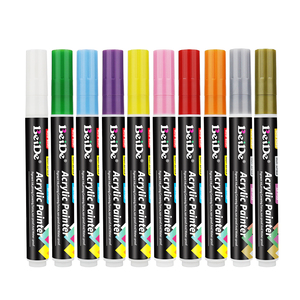 Tùy Chỉnh Đa-Màu Nước Dựa Acrylic Sơn Bút Nhà Máy Giá Kép Tip Acrylic Sơn Vẽ Đánh Dấu - Product Image 2