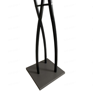 Perchero metálico de pie para el hogar con ganchos, perchero sencillo hecho a mano para dormitorio, perchero portátil - Product Image 5