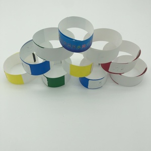 ขายส่งว่างเปล่าความร้อนทิ้งข้อมือวงพิมพ์โดยเครื่องพิมพ์เลเซอร์ม้วนเหตุการณ์สร้อยข้อมือครั้งเดียวในใช้ในสต็อก - Product Image 2