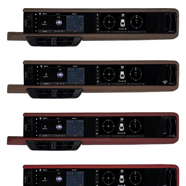 For Porsche Cayenne (2010-2017) Multi-Color Dual-Screen LCD Dashboard Upgrade Kit with Custom Trims