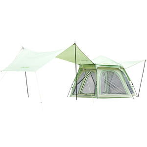 Beishanlang Hexagonal <b>Tent</b> 240x240x165cm 4-5 Person Double Layer Quick Opening Sun Protection Outdoor Camping <b>Tent</b> - Product Image 1