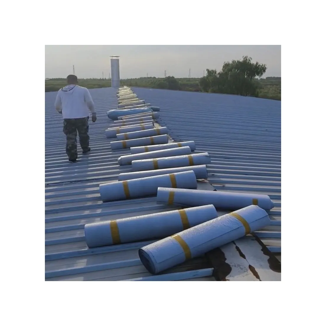 Manufacture factory sale High quality Self-Adhesive Waterproof membrane for steel tiles , resin , metal roofing easy install