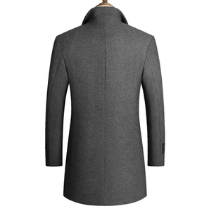 <span class=keywords><strong>Cappotto</strong></span> di <span class=keywords><strong>lana</strong></span> casuale degli uomini <span class=keywords><strong>cappotto</strong></span> giacca a vento degli uomini di autunno e inverno Sottile di modo caldo di alta qualità di nuovi prodotti - Product Image 2