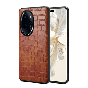 Coque de protection sans fil Denior Premium en similicuir croco pour HONOR Magic 7/6/5/100/90 Series - Prise en main sécurisée, confort et luxe - Product Image 4