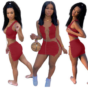 Zweiteiliges Set Damen 2-Teilige Sets Damen Outfits Shorts Set Damen Frühling Sommer 2022 Sommerkleidung Kurze Anzüge Club-Outfit - Product Image 4