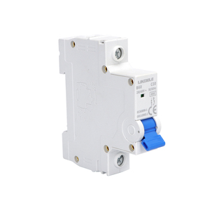 MCB C ประเภท1P ขั้วเดี่ยว230V ทองแดงขนาดเล็กตัดวงจร6kA ความสามารถในการทำลาย <span class=keywords><strong>DZ47</strong></span>-63 C45 1P รางยึด - Product Image 3