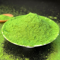 Poudre de thé vert matcha cuite à la vapeur instantanée en vrac de la plus haute qualité