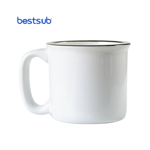 13oz 400ml Sublimation White Ceramic <strong>Enamel</strong> Coffee <strong>Mug</strong> (B13TC-WK) - Product Image 6