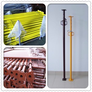 Étai en acier traditionnel avec couvercle anti-poussière et goupille de fixation pour échafaudages de construction et d'atelier, résistant à la corrosion - Product Image 6