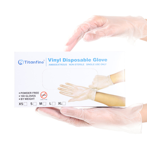 Venta al por mayor de guantes de vinilo de <span class=keywords><strong>PVC</strong></span> desechables de grado alimenticio para la limpieza del hogar - Product Image 4