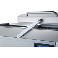 Máquina de Envasado al Vacío Automática de Doble Cámara con Bomba de Vacío Industrial de 400/500/600 mm para Empacar Carne en Carnicerías
