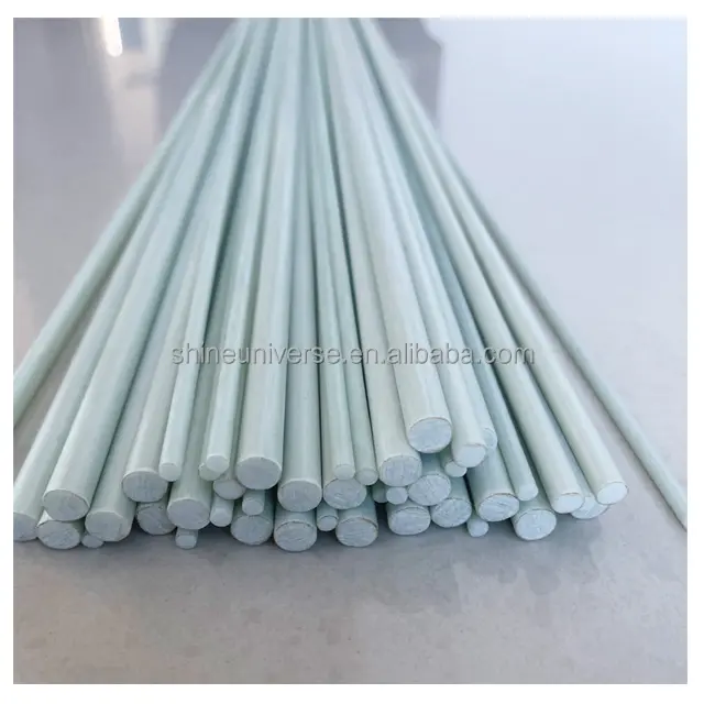 Parlaklık evren Pultruded fiberglas çubuk fiberglas bayrak direği bisiklet kutup fiberglas çubuk 2.5mm