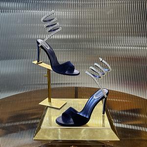 Escarpins formels dorés à lacets et brides en T pour femmes, à talon haut, avec bride cheville, à enfiler, chaussures d'hiver, semelle intermédiaire résistante, élégants - Product Image 3