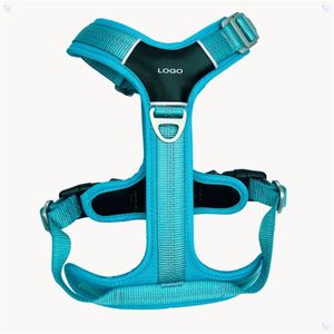 สายรัดสัตว์เลี้ยงแบบปรับได้ขนาดใหญ่ สะท้อนแสง หรูหรา สำหรับกิจกรรมกลางแจ้ง เสื้อกั๊กสุนัขแบบยุทธวิธี สายสะท้อนแสง ผ้า Oxford ไม่รั้ง คลิปหน้าสำหรับล่าสัตว์ คลิปคล้องคอ - Product Image 5