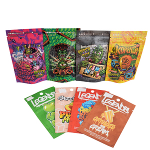 לאלומיניום אריזת פלסטיק באיכות מזון סיטוני לעמוד למעלה שקית ניילון אלומיניום 3.5 גרם 7 גרם 28 גרם ריח עמיד ריח 3.5 תיק - Product Image 6