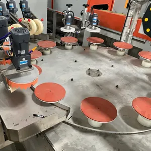 Mesin Jigger penggulung penuh otomatis mesin pembuat peralatan makan keramik lini produksi