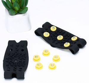 Nuevas Crampones de Hielo TPE para Niños, Antideslizantes con 5 Púas de Tracción para Caminar, Senderismo y Aventuras en la Nieve - Product Image 5